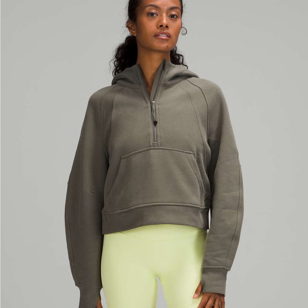 Lululemon Scuba Half-Zip Hoodie (gray sage)